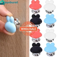 [Wholesale] Closestool Lid Pulls - Rabbit Shaped Toilet Button - Toilet Tank Button - Avoid Touching Toilet Lid Handle - Cupboard Drawer Door Handle - Water Press Flush Button