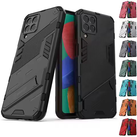 For Cover Samsung Galaxy M33 5G Case For Samsung M33 5G Capas Shockproof Kickstander Full Holder Cov