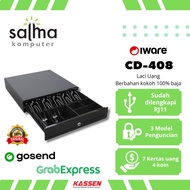 Iware Cash Drawer Iware CD-408 RJ11 6BILL 4COIN/Cash Register Drawer