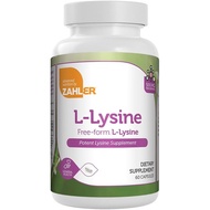 Zahler L-Lysine 500mg, Freeform L-Lysine Supplement, Kosher 60 Capsules