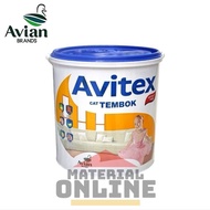 TERMURAH AVITEX Emulsion Cat Tembok Gypsum Gipsum Triplek Kaleng Kecil
