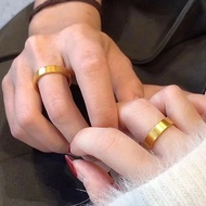 ring for woman ring 5G Gold Color Ancient Method Gold Vietnam Sand Gold 999 Gold-Plated Ring Men Wom