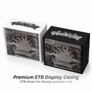 Dust-Proof Premium Custom Fit Magnectic 3D printed Pokemon Pitch Black ETB Protector Display Case fo
