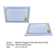 Bamboo Folio Charter Blank (F03)