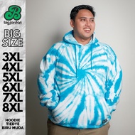 PAPMART - tiedye hoodie sweater jacket BIG size jumbo size large XXXL 4XL 5XL 6XL 7XL 8X