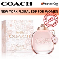 Coach New York Floral EDP for Women (90ml/Tester/Giftset) Eau de Parfum Florale Pink [Brand New 100% Authentic Perfume]
