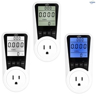 YICHENG Watt Meter, Meter Kuasa Soket Plug-in, Perlindungan Beban Berlebihan, Penguji Voltan Watt Ki