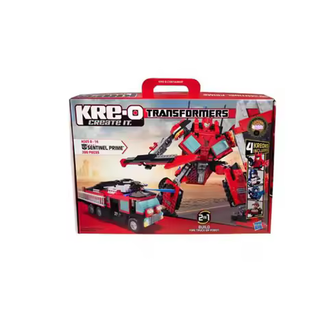 Hasbro Kre-O Transformers Sentinel Prime Bumblebee Battle Suit Action Figus Model Model Gift for Kid