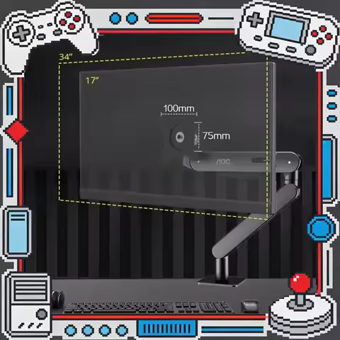AOC AM500 Display Bracket PLUS Unsinkable Structure Computer Display Screen Bracket Adapting 17-34 D