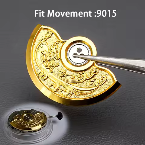 Oil Pressure Phoenix Oscillating Weight Automatic Hammer Rotor Watch Part Fit Japan Miyota 9015 8215