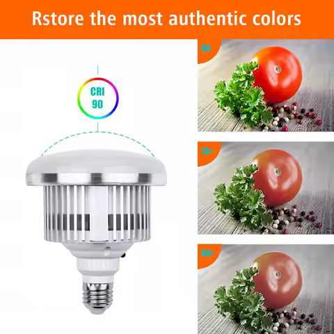 Andoer 85W LED Light Bulb 3000K-6500K Photography Lamp Bulb Energy-saving E27 Mount Remote Control f