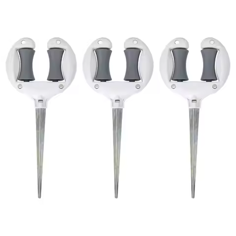 Garden Hose Nail Top Roller Soft Water Pipe Positioning Pointed Lawn Hose Spike Holder Garden Hose N