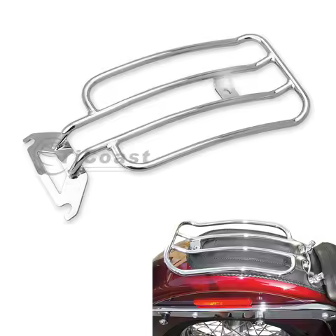 Motorcycle Rear Luggage Rack Carrier Solo Seat for Harley-Davidson Heritage Softail Classic & Softai