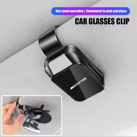 1pc Car Interior Visor Glasses Clip For Mercedes Benz AMG A B C E G CLA W211 W203 W204 C260 E300L A2