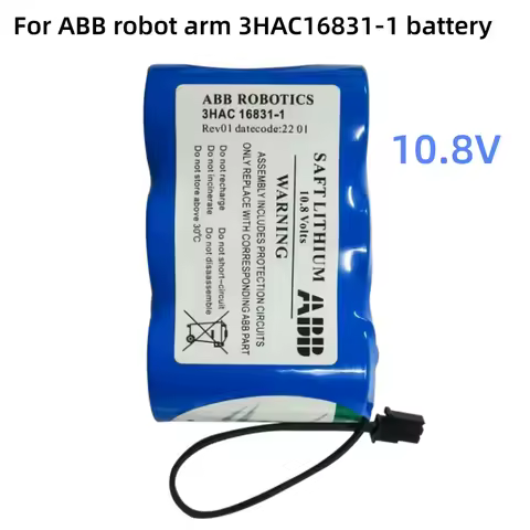 10.8V 3HAC16831-1 lithium battery for ABB robot arm CPU 3HAC16831-1 control battery 3HAC13150-1 batt