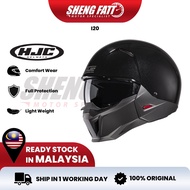 HJC I20 Metal Black Full Face Helmet Motor Visor Topi Keledar Keselamatan Full Face Original Superbike SIRIM