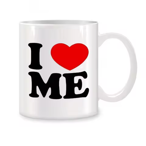 I love my cup, suitable for friends, teachers, colleagues, siblings, birthday gifts, ceramic coffee 
