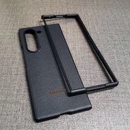 Samsung Galaxy Z Fold 6 5 4 3 2เคสหนังสุดหรูพับได้ฝาครอบป้องกันรวมทุกอย่างสำหรับ Z Fold6 Fold5 Fold4