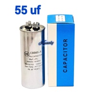 คาปาซิเตอร์ แอร์ 15/20/25/30/35/40/45/50/60/70/80 Uf  แคปรัน/Capacitor HB CBB65 / 500V