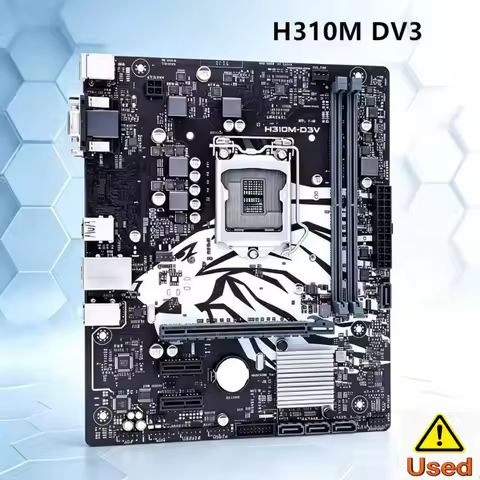 H310M-D3V Motherboard Intel H310 LGA 1151 DDR4 32GB Micro-ATX support Intel i3-8100 i3-8300 i3-9300 