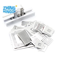 47Pcs/Set Game Consoles Directly Heating BGA Stencil + BGA Jig BGA Reball Kit for XBOX 360CPU PS3-CP