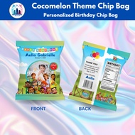 Cocomelon Theme Personalized Birthday Chip Bag