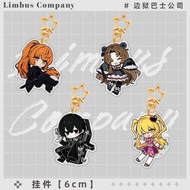 Ishmael Rodion Anime KeyChain Limbus Company Men Key Chain for Women Fashion Cartoon Kawaii Figure A