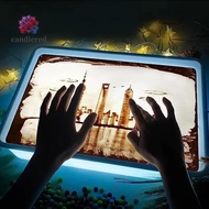 DIY Creativity Table Sand Art Drawing Light Box for Kids Mini Tabletop Lightbox with LED for Sand Ar