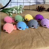 GANTUNGAN Keychain Crochet Whale / Whale Keychain /Amigurumi Whale