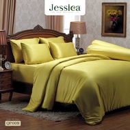 Jessica Color Silk Shine 500 เส้นด้าย QP009 ชุดเครื่องนอน ผ้าปูที่นอน ผ้าห่มนวม สีพื้นสุดเรียบหรู สามารถป้องกันไรฝุ่นได้