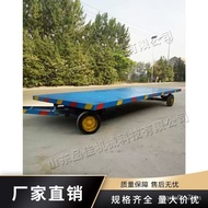 ST/💥Factory Warehouse Logistics Truck Trailer Traction Flat Trailer Heavy Cargo Transfer Platform Trolley YKZG