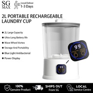 2L Wireless Portable Charging Mini Washing Machine for Underwear and Underwear Special Small Washing