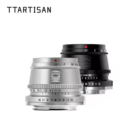 TTArtisan 35mm F1.4 APS-C Prime Lens for Sony E Mount Fujifilm XF Canon M Leica L Nikon Z Panasonic 
