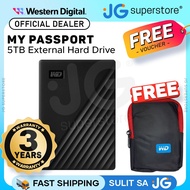 Western Digital WD My Passport Slim External HDD Storage 6TB / 5TB / 4TB / 2TB / 1TB Hard Disk Drive