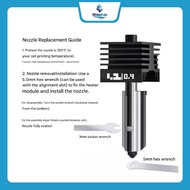 Hotend - 0.4/0.6/0.8mm Hard Steel Nozzle for Bambu Lab P2S/X2D/H2D/H2S/H2C 3D Printer