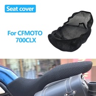 For CFMOTO 700CLX 700 CLX Motorcycle Seat Cover 3D Mesh Fabric Seat Non-Slip Breathable Heat insulat