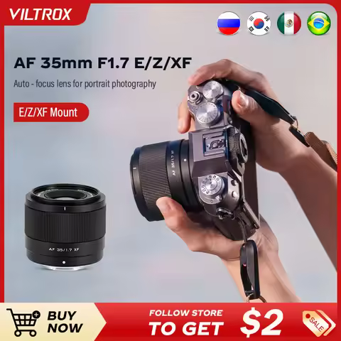 Viltrox 35mm F1.7 APS-C Prime Lens for Fuji xm5 X-T5 X-T30 II Nikon Z Mount ZFC Z50 Z7II Sony zve10 