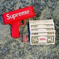 SupremeMoney Spray Gun Money Gun Dollar Gun Spit Money TikTok Red Gun Wedding Party Props Birthday G