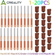 HB Creality K1 SE Nozzle 0.2/0.4/0.6/0.8/1.0mm,K1CUnicorn Quick-Swap Nozzle For K1 SE/K1/K1 Max/Ende