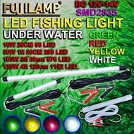 LED FISHING LIGHT 12V-24V DC 20W 100W 1600LM LAMPU CANDAT SOTONG & PEMIKAT IKAN LAMPU PENARIK IKAN &