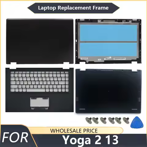 Used second-hand laptop parts suitable for Yoga 2 13 laptop accessories, LCD back cover, top cover, 