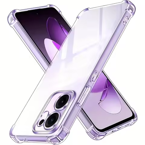 Thick Shockproof Silicone Case For OPPO A80 5G A40 A40M A3 A3X A5 A5X A6 Reno 13 13F 14F Realme C75 