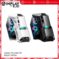 Inplay Thunder 03 | Black | White | Micro ATX Case Robot Design | Inplay by EJD