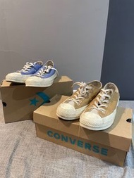 Converse renew chunk70天空藍 165422c卡其棕165423c 二手 24公分