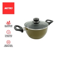 Metro Cookwares Dutch Oven with Glass Lid Aluminum Induction MAST 5246 / MAST 5247 / MAST 5249