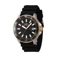 [Creationwatches] Invicta Pro Diver Silicone Strap Black Dial Quartz 46132 Mens Watch