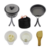 อุปกรณ์กรณ์แคมป์ปิ้ง เดินป่า หม้อสนาม ชุดหม้อแคมป์ปิ้ง ปิคนิค พกพาสะดวก ครบชุด รุ่น DS-500/DS-600/D