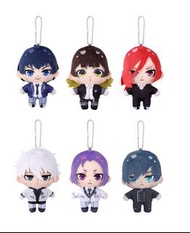 (包順豐櫃) (有散賣) Blue Lock Punitop Capsule Stuffed Plush Vol 3 Bandai Gashapon 藍色監獄 毛公仔吊飾 扭蛋 全套 6 款 潔世一 