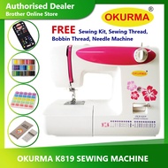 🔥 READY STOCK🔥 Okurma Sewing Machine OKM K819 / Mesin Jahit Okurma / Portable Sewing Machine