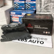 Aurona AUR561912 Disc Brake Pad For Perodua Viva Proton Juara Mitsubishiu Attrage A13A FRT 100% Orig